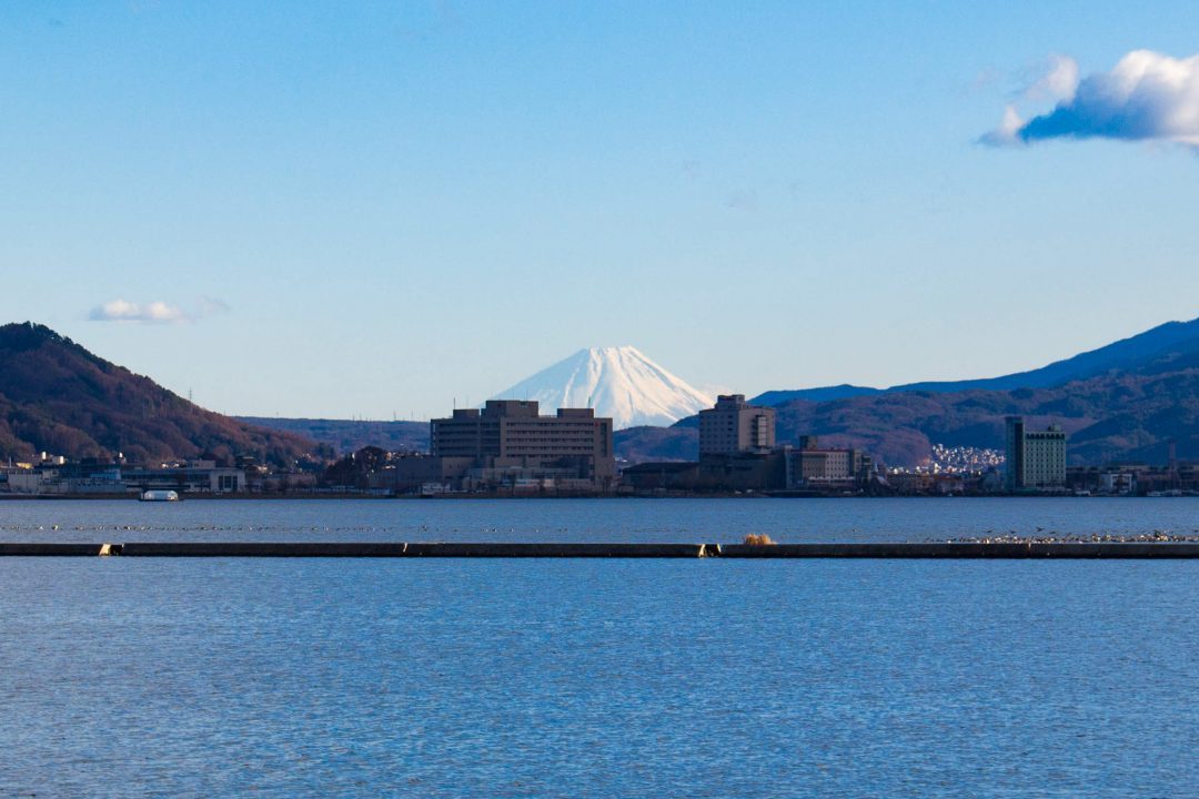 信州撮影の旅 諏訪湖から富士山が見えた 青春18きっぷ放浪記